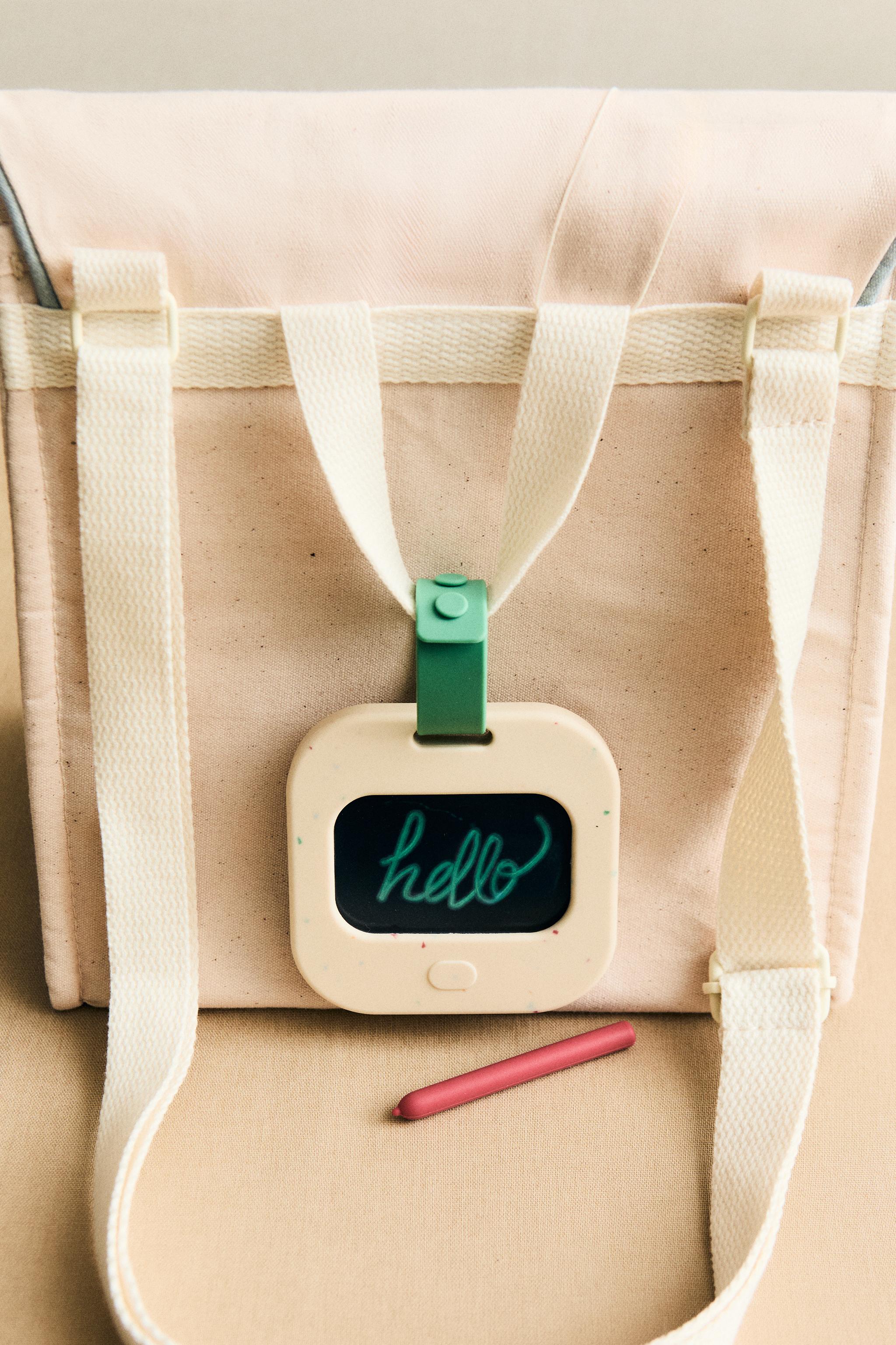 CHILDREN'S TOY BACKPACK WITH A BLACKBOARD